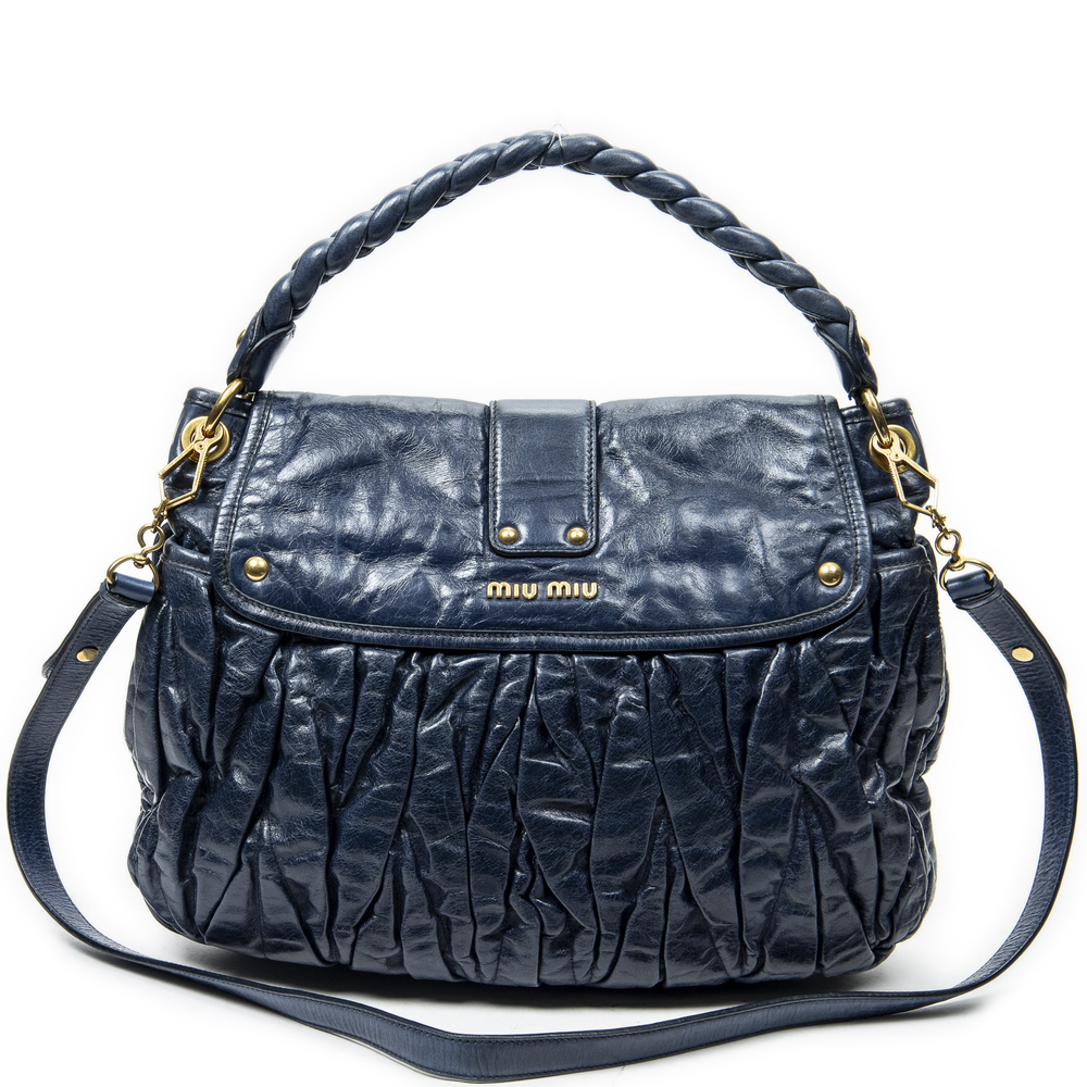 Miu Miu Coffer Double Pocket Hobo - Picture 5 of 10